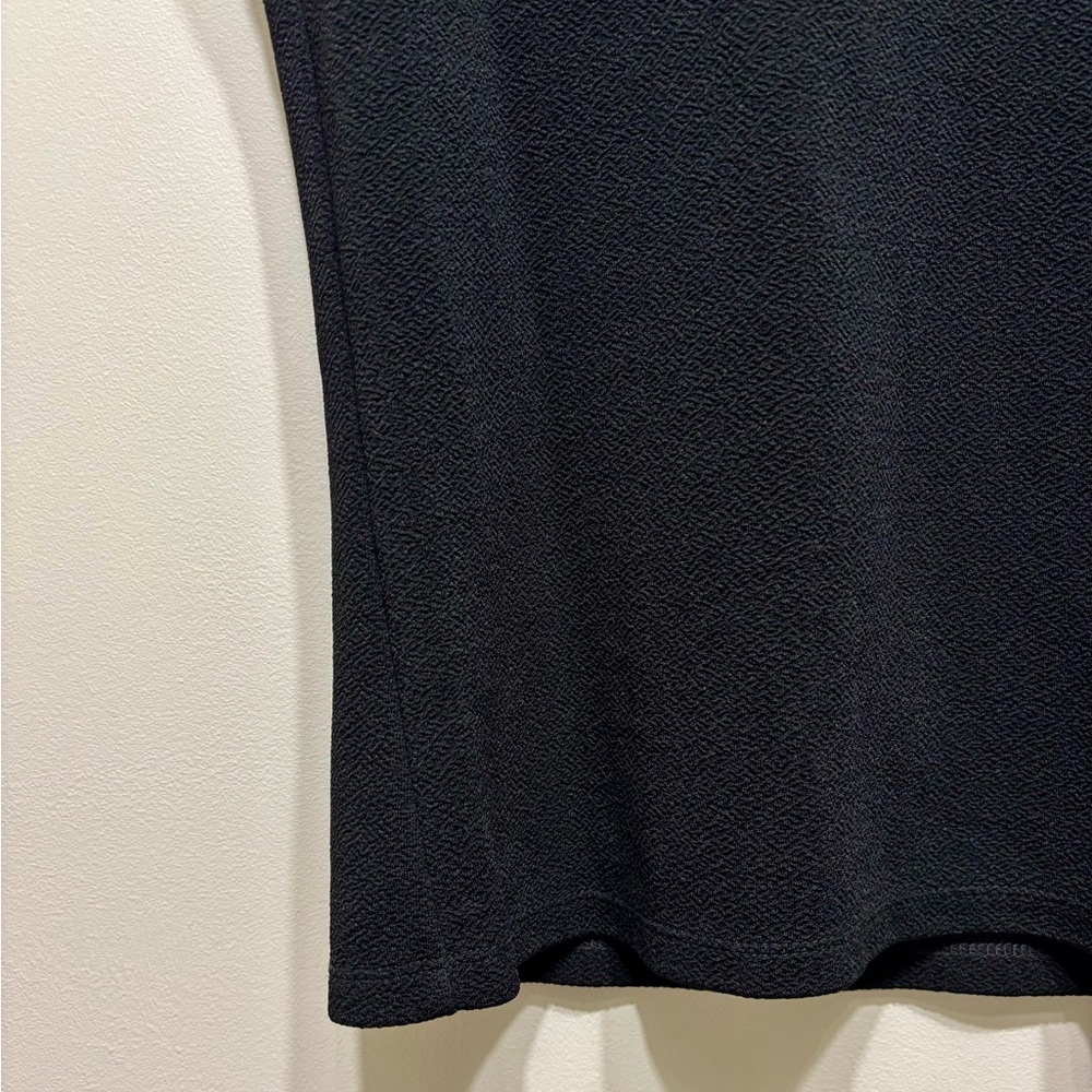 ✨$8 CLEAR-OUT✨ TanJay Petite Vintage Sleeveless Scoop Neck Tank Top Shirt Black - Picture 3 of 7